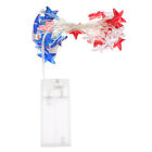 Red White Blue Flag String for Patriotic Party Supplies