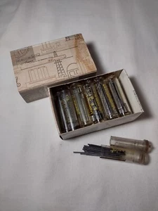 Vintage Autopoint Bleistift Minen schwarz Nr. 43N 11 Röhren H 2H 3H neu im Karton  - Bild 1 von 3