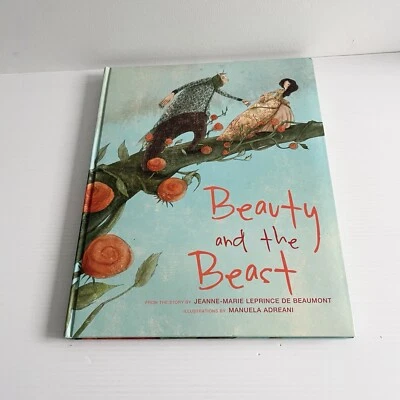 Beauty and the Beast Large Hardcover Illustrated By Manuela Adreani 37cm x 29cm - image 1 of 4