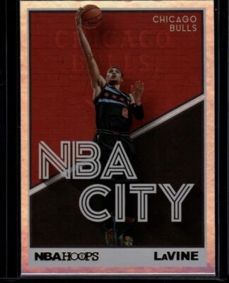 2019-20 Panini NBA Hoops NBA City Holo Zach LaVine #23 - Image 1 of 2
