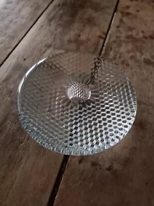 Design Kerzenhalter aus Glas für einzelne Leuchterkerze 2,5cm Vintage 12,5cm - Bild 1 von 8