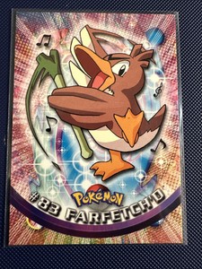 Farfetch'd # 83 - 1999 Pokemon Card Topps Blue Label Holo Foil - LP