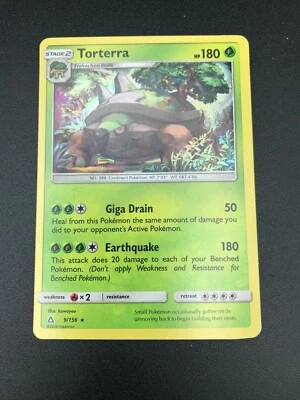 Torterra 9/156 HOLO RARE Pokemon SM Ultra Prism NM 2018 - Image 1 of 4