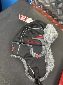 Snap On Tools Mens Legend Trapper Deerstalker Hat New Black Fur SN07-7808 Choko - Picture 1 of 4