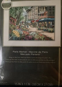 NUEVO Kit Punto de Cruz Contado Mercado París Colección Oro Dimensiones 35256 - Imagen 1 de 3