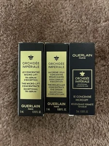 Guerlain Orchidea Imperiale 2x le Concentrate, 1x La Crème Yeux Set Nuovo con scatola - Foto 1 di 2