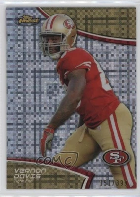 2011 Topps Finest X-Fractor /399 Vernon Davis #6 - Image 1 of 3