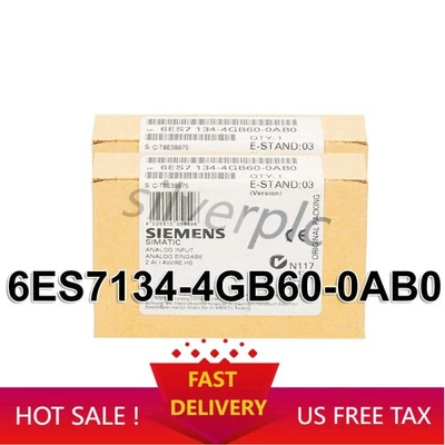 New Siemens 6ES7 134-4GB60-0AB0 6ES7134-4GB60-0AB0 SIMATIC DP ELECTRONIC MODULE - Image 1 of 4