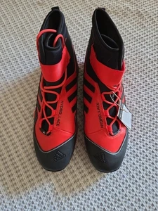 Adidas Terrex Hydro Lace Outdoor Trail Boots CQ1755 Red/Black Sz 12 New - Picture 1 of 6