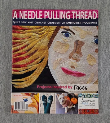 A Needle Pulling Thread Magazine 54 2020 Quilt Sew Knit Crochet NEW - Image 1 of 4