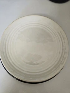 Vintage Bauer Pottery 1st Period Ring Ware White Luncheon Plate - Picture 1 of 2