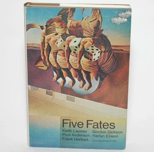 FIVE FATES 1970 HC/DJ BCE Harlan Ellison, Frank Herbert, Laumer, Gordon Dickson - Bild 1 von 7