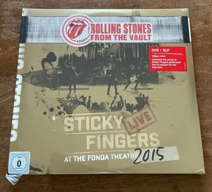ROLLING STONES -STICKY FINGERS LIVE 2015 -3 x LP + DVD SET G/f + INNERS Sealed - Picture 1 of 3