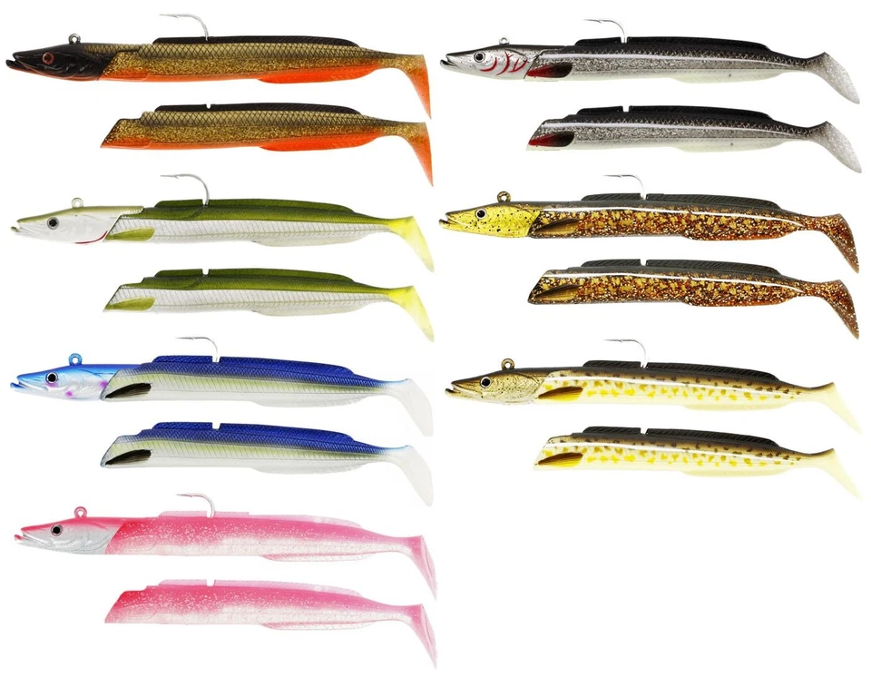 Westin Sandy Andy Jig 300g 28cm - 1 Jighaken + 2 Gummifische, Kunstköder - Bild 1 von 1