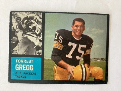 1962 Topps #070 Forrest Gregg Green Bay Packers Football Card - Image 1 of 2