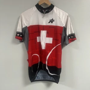 SWISS TEAM JERSEY SWITZERLAND VELO TEAM SWISS CYCLING TEAM SHIRT XL ASSOS - Picture 1 of 19