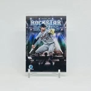 2025 Bowman Chrome Rockstar Jackson Jobe RC Detroit Tigers RR-10 - Picture 1 of 2