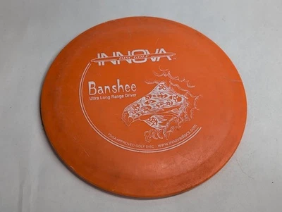 Innova DX Banshee Disc Golf Fairway Driver 147g Orange PFN Barstamp - Image 1 of 4