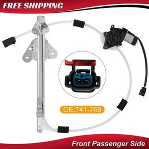 Regulador de ventana eléctrica con motor para Jeep Cherokee XJ 1997-2001 pasajero delantero - Imagen 1 de 7