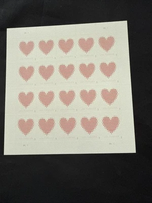 Scott 5431 Forever Valentines Love Series Heart 1 Sheet of 20 Stamps MNH - Image 1 of 2
