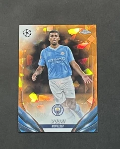 2023-24 Topps Chrome UEFA #75 Rodri Orange Sapphire Refractor /25 - Bild 1 von 11