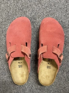 Birkenstock Boston Suede Embossed Narrow Fit Women's US 8.5 - Picture 1 of 12