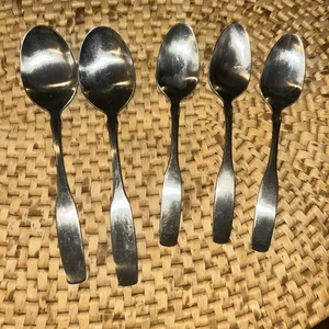 5 Piece Oneida Community PAUL REVERE Spoon Lot Stainless USA - Picture 1 of 5