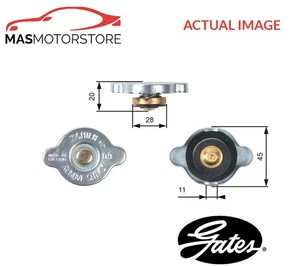 COOLANT EXPANSION TANK CAP GATES RC124 FOR GALLOPER GALLOPER 2.5 TD KNE1CP 65KW - Picture 1 of 5