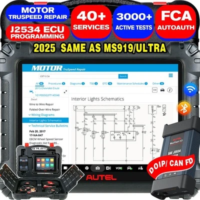 2025 Autel MaxiSYS MS909 ULTRA PRO Diagnostic Tool Professional ECU Programming Coding - Image 1 of 4