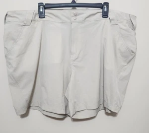 Columbia PFG Women Beige Shorts Size 24W Hiking Fishing Outdoor - Picture 1 of 6