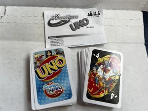 UNO MATTEL 2016 Games DC Super Hero Girls - Complete with Instructions - No Box - Picture 1 of 1