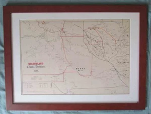 North West Qld. 1876. Map - Picture 1 of 1