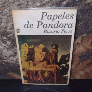 Papeles de Pandora by Rosario Ferre -Spanish Paperback -1976 1st Edition - Foto 1 di 14