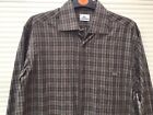 Genuine Lacoste Shirt Size 42 Brown Check