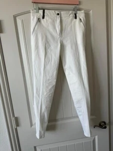Pantaloni bianchi nuovi con etichette 32R Alessandra Albanese - Foto 1 di 1