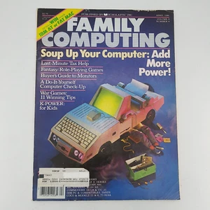 Vintage April 1986 Band 4 Nummer 4 Familie Computer Zeitschrift Soup up your computer - Bild 1 von 8