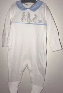 Newborn ~ 7.8 Lbs  ~ Gorgeous Cream Peter Rabbit Cotton All In One Sleepsuit - Bild 1 von 5