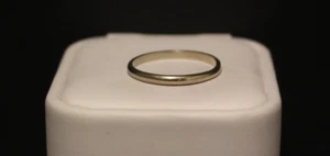(RI1) 14K Weißgold Ehering - Größe 9,25 - 1,7 Gramm - 2 mm - Bild 1 von 3