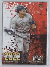 2023 Topps #22GH-25 Aaron Judge 2022 Greatest Hits