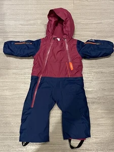 Traje de esquí para bebés WEDZE - Xwarm Pull'n Fit rosa azul - Imagen 1 de 4