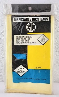 15 (+1) GENUINE Eureka Style B Vacuum Bags and 15 Filters vintage new old stock - Image 1 of 4