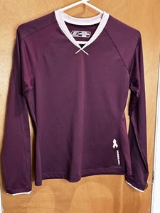 New Balance Langarm Pull Over Top Lightning Dry Small weinrot rosa Band - Bild 1 von 7