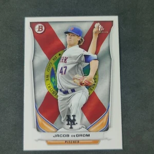 Bowman Jacob DeGrom 2014 #BP73 Hometown primer Bowman - Imagen 1 de 2