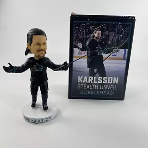 San Jose Sharks Bobblehead Stelth Unveil Erk Karlsson NHL - Picture 1 of 3