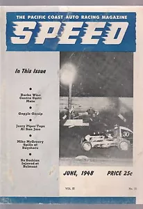 RIVISTA SPEED THE PACIFIC COAST AUTO RACING,VOL.111,N.10 NUMERO GIUGNO 1948 - Foto 1 di 2