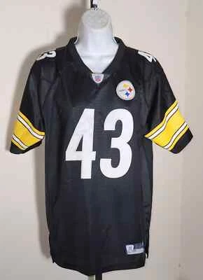 Camiseta deportiva de los Pittsburgh Steelers NFL equipo Wilson juvenil 43 Polamalu talla XL Foto 1 de 2