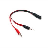 Para PS4 Xbox PC Audio Macho Micro a Hembra Cable 20cm Divisor Caliente Stock