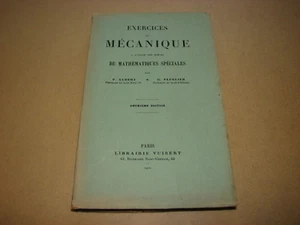 *** Exercices de Mécanique *** Aubert & Papelier - 1920 - Librairie Vuibert - Picture 1 of 6
