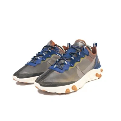 Nike Men’s React Element 87 Dusty Peach Atmosphere Grey Size 8 AQ1090-200 - Image 1 of 4