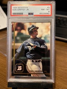 1994 Bowman Ken Griffey Jr PSA 8